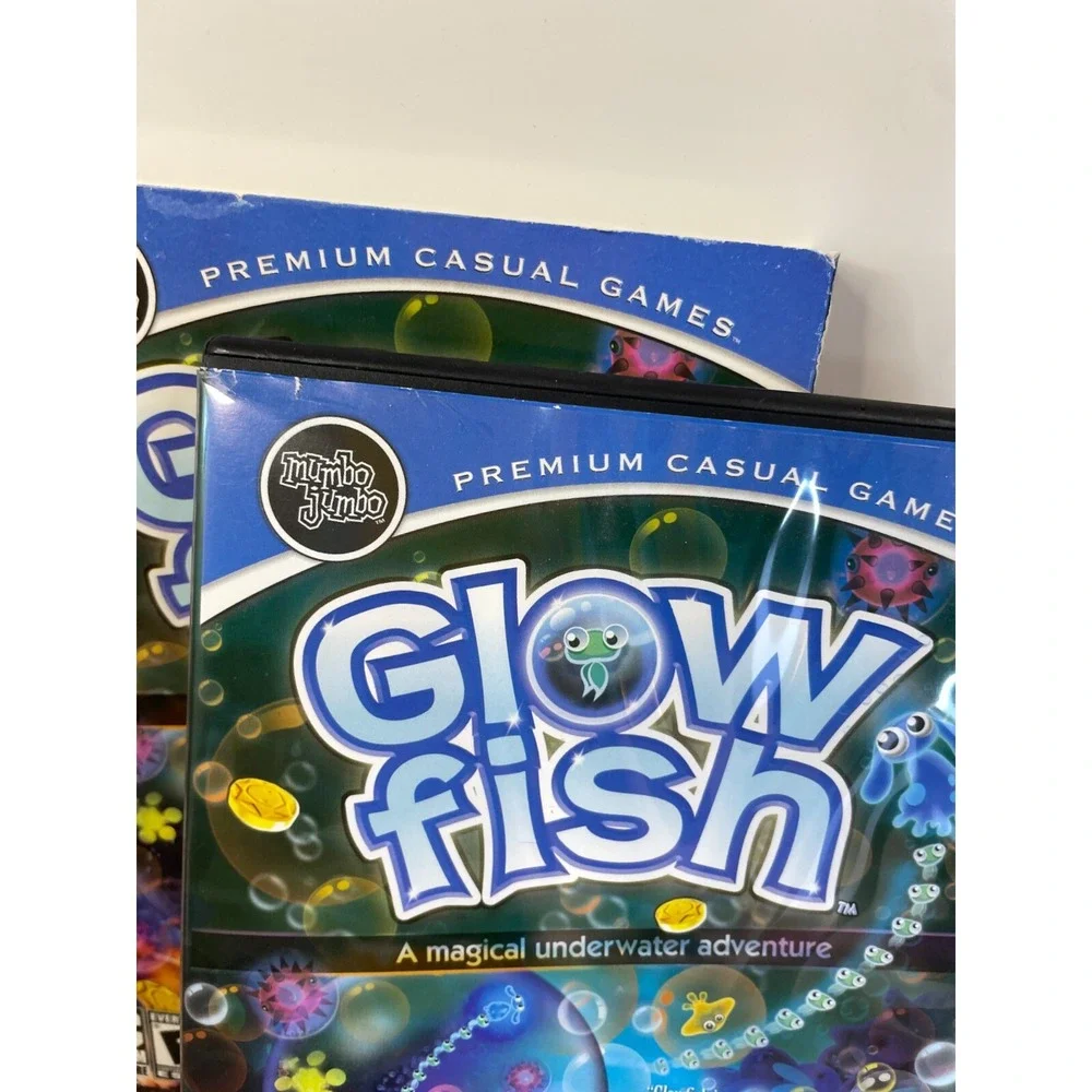 Glowfish PC Computer Game Mumbo Jumbo Underwater Adventure CD Rom Glow Fish
